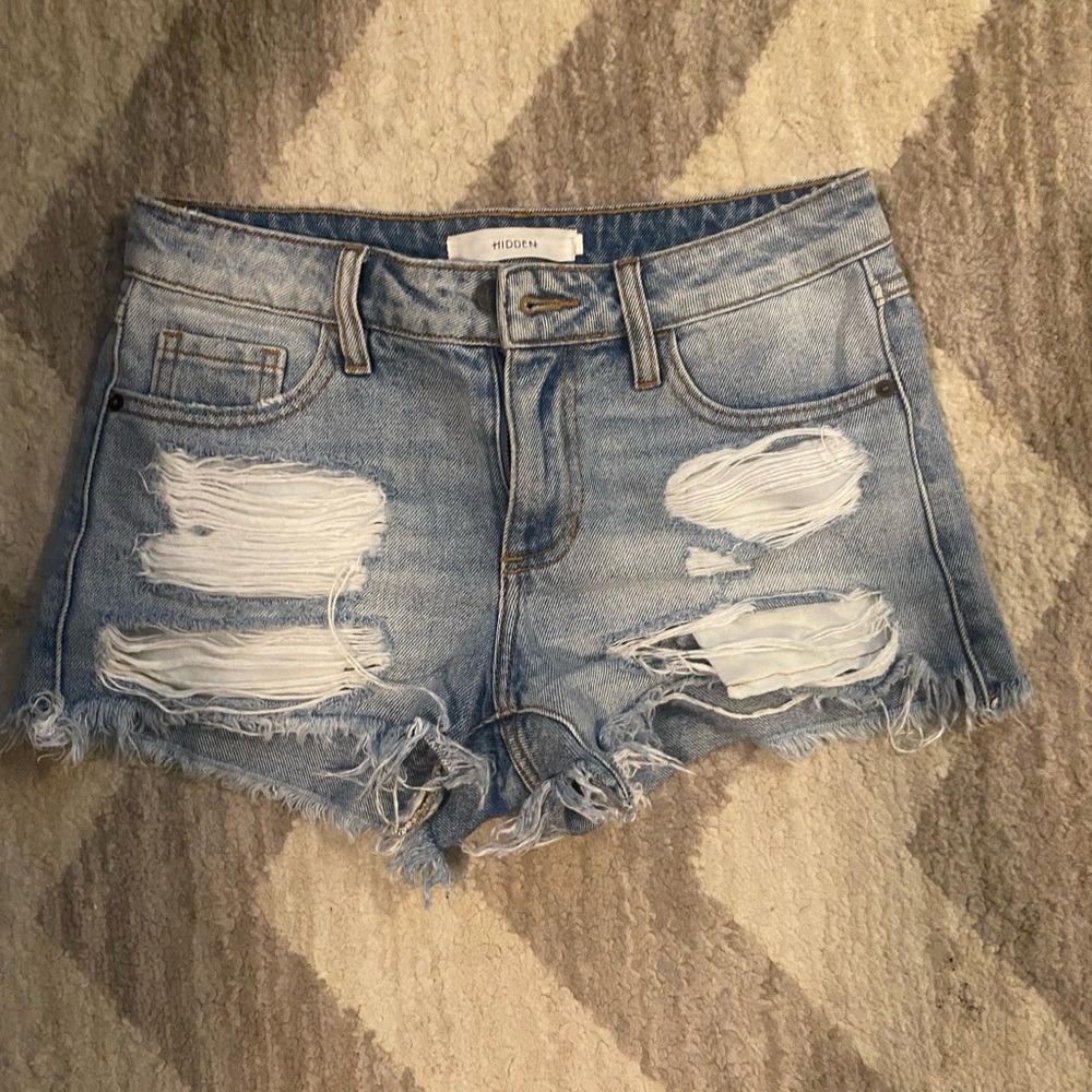 Hidden Denim Shorts